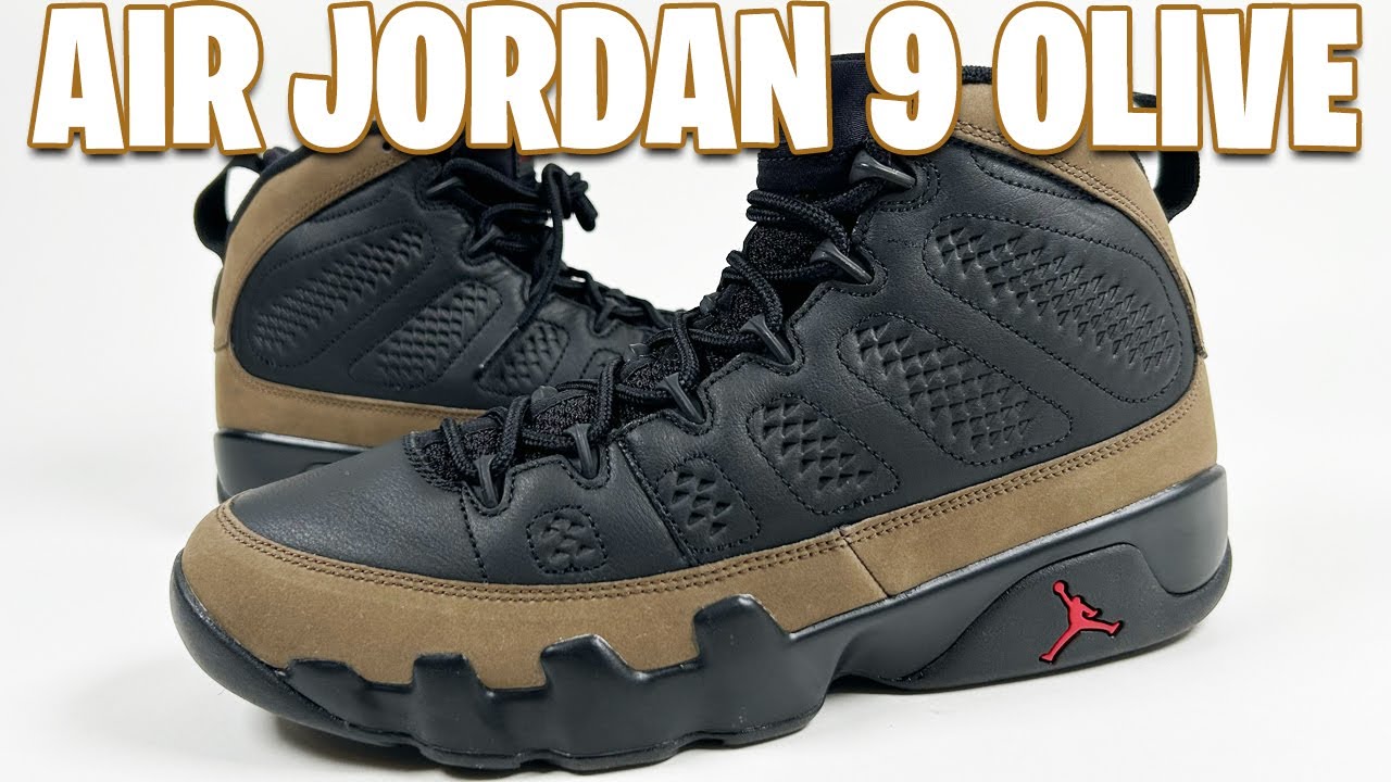 AIR JORDAN 9 OLIVE 2024 REVIEW - THESE ARE NICE! 🔥 - YouTube