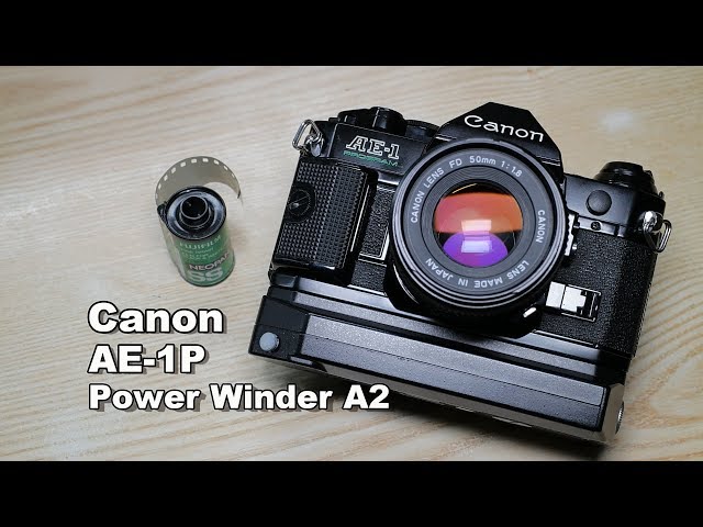 Canon Power Winder A2 をフィルム一眼レフカメラAE-1Pに装着テスト