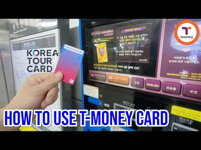 How to Use T-Money Card for Korean Public Transportation - YouTube