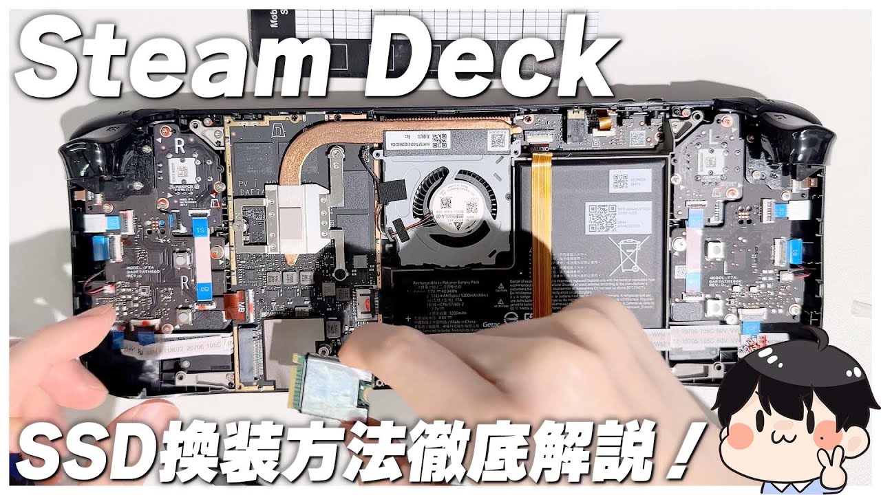 A thorough explanation of how to upgrade to an SSD for Steam Deck
