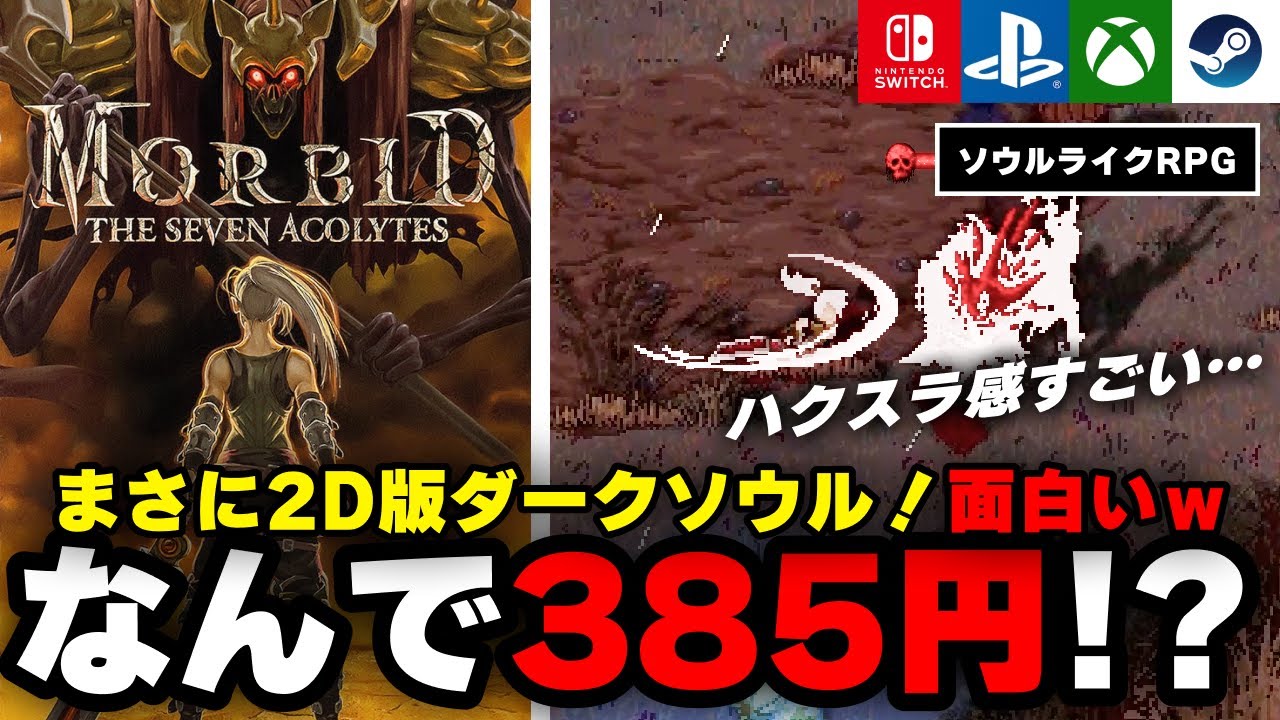 Switch version 85% off now] 2D pixel art Souls-like 