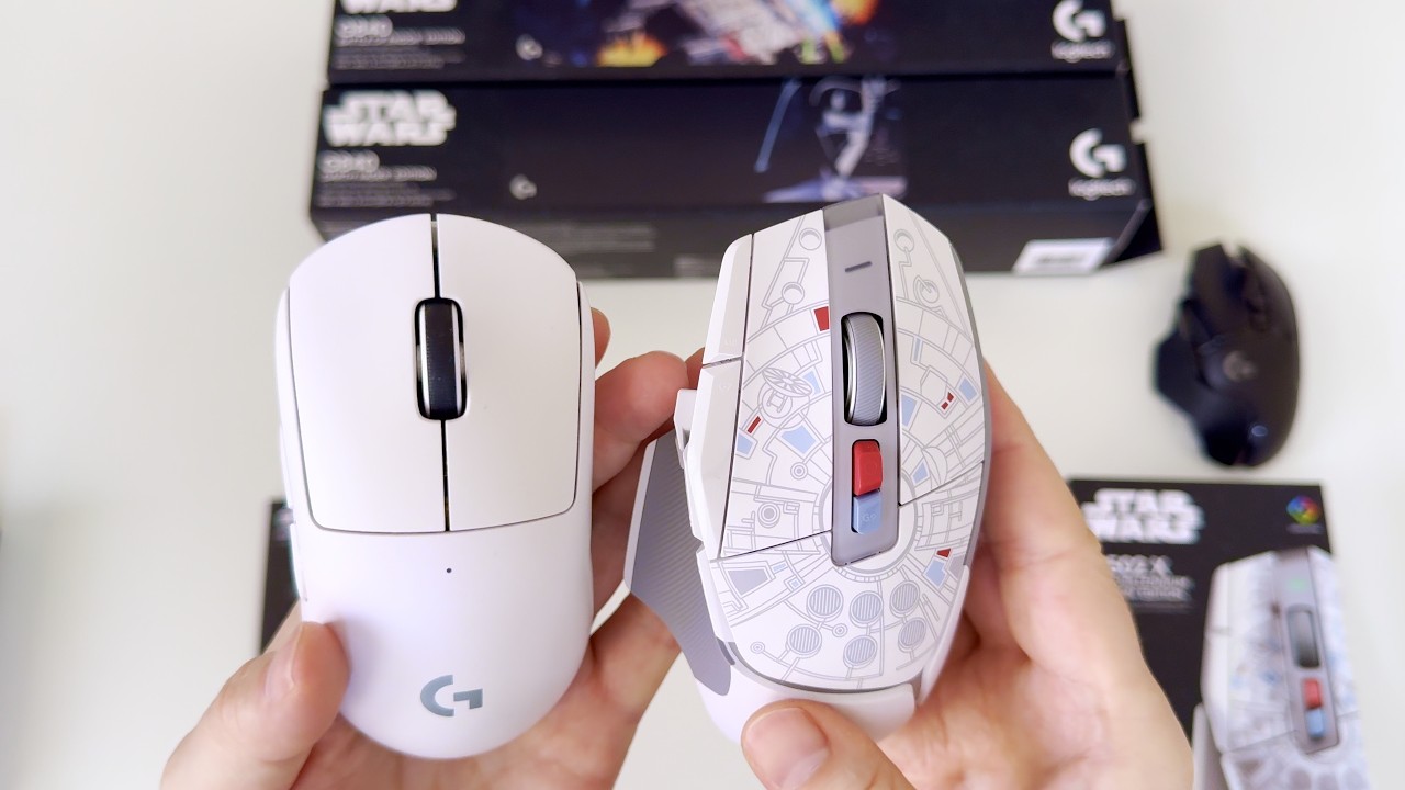 Logitech G502 X Plus Millennium Falcon unboxing, review and