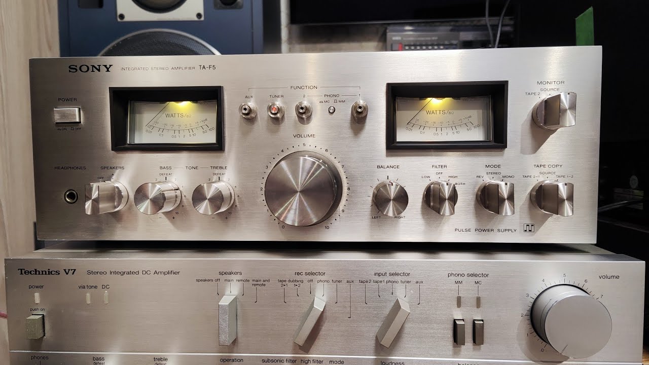 SONY TA-F5 ビンテージプリメインアンプ - YouTube