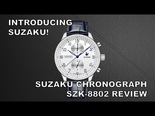 Introducing Suzaku! - Suzaku Chronograph SZK-8802 Review - YouTube