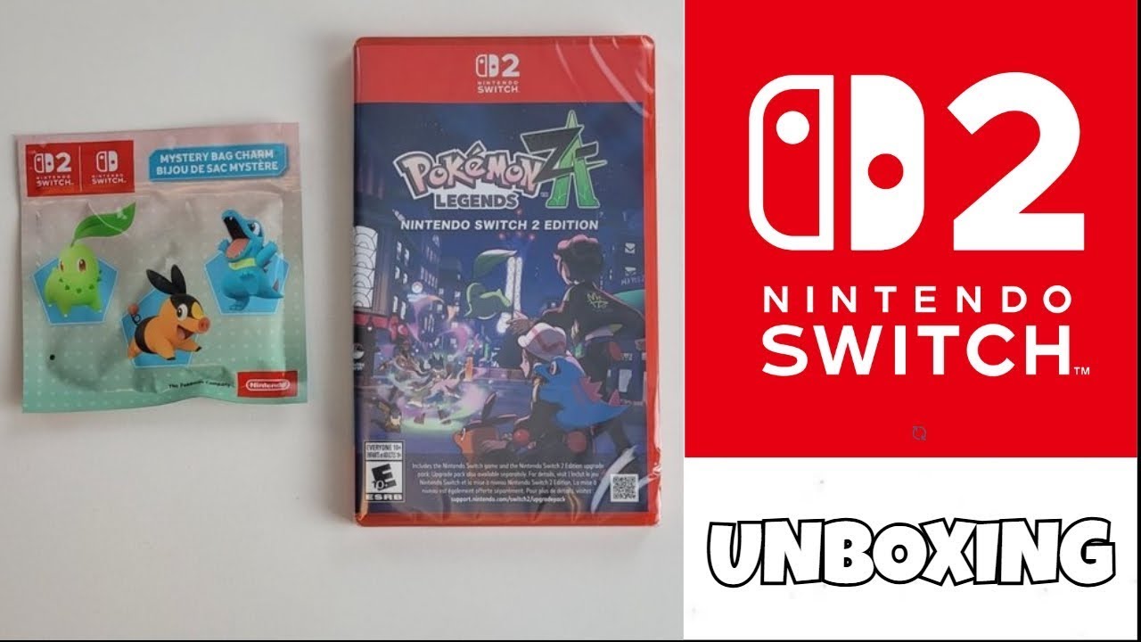 POKEMON LEGENDS Z-A NINTENDO SWITCH 2 EDITION GAME UNBOXING - YouTube