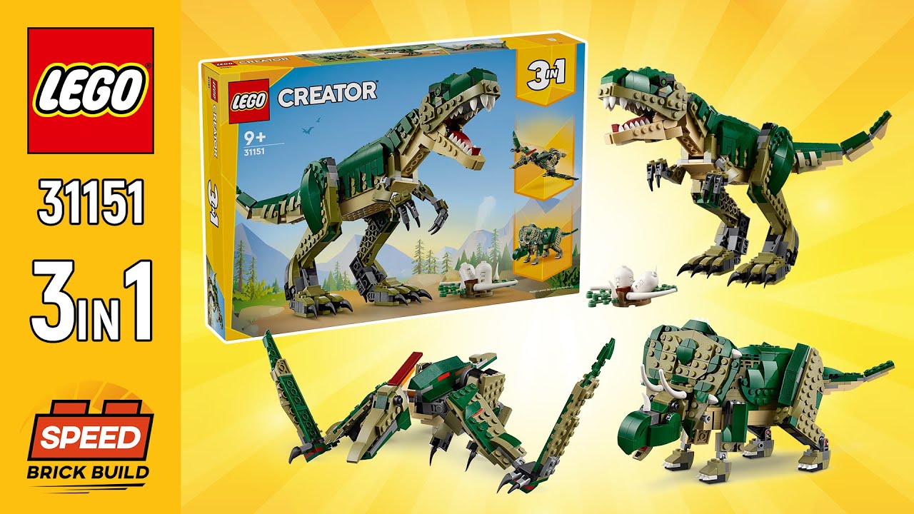 LEGO Creator 3in1 T. Rex (31151)[626 pcs] Triceratops