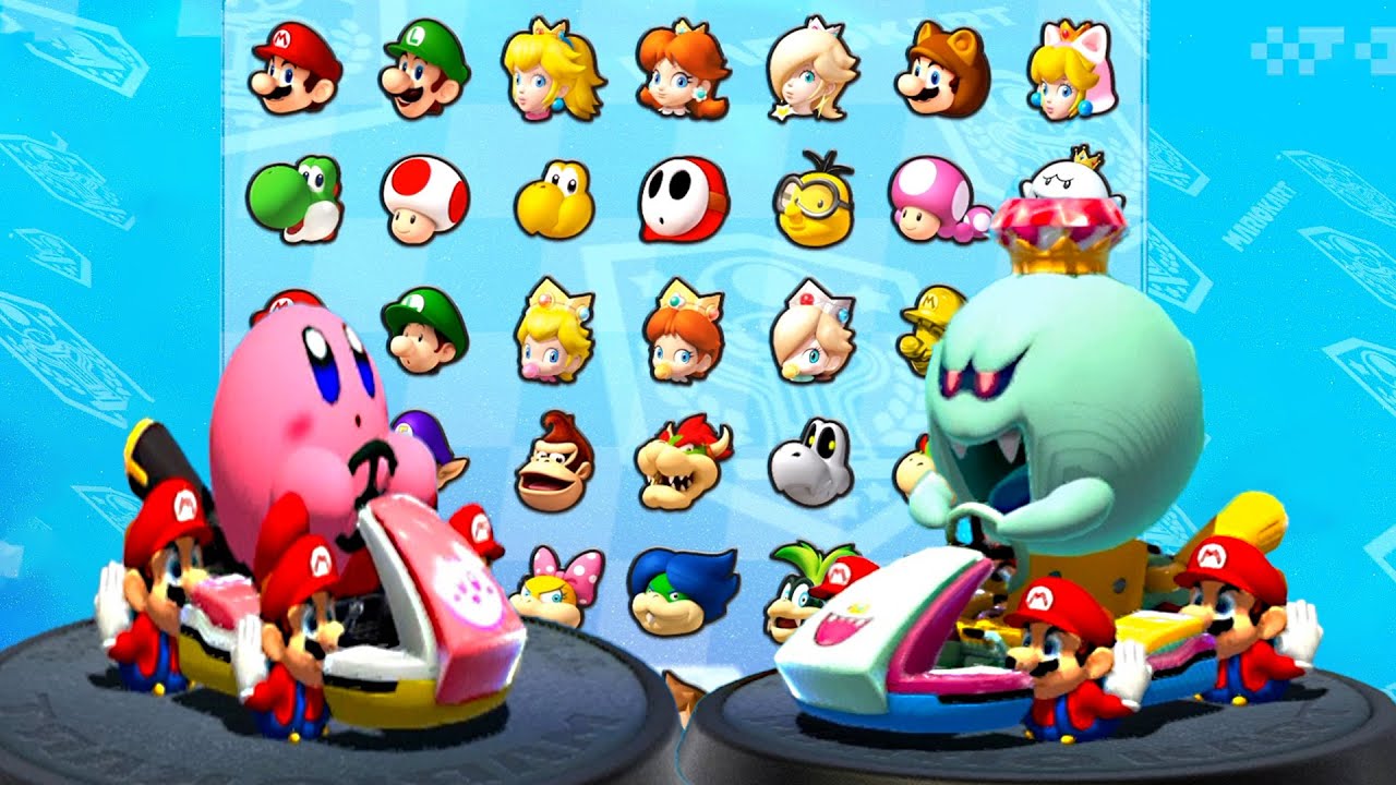 マリオカート8 デラックス ]2人用 星のカービィシリーズ vs キング