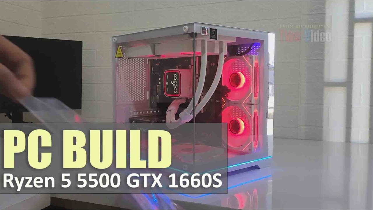 Mini gaming PC Build | Ryzen 5 5500 GTX 1660 Super - YouTube