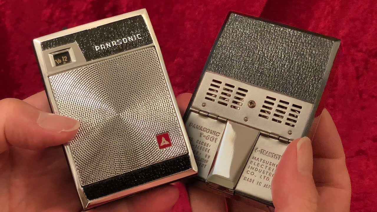 Vintage Pocket AM Radio National Panasonic Matsushita T-601