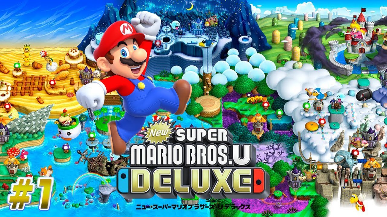 NEWスーパーマリオブラザーズU DXに挑戦1 - YouTube