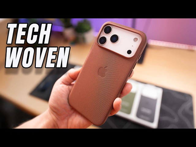 First Look: iPhone 17 Pro TechWoven Cases! - YouTube
