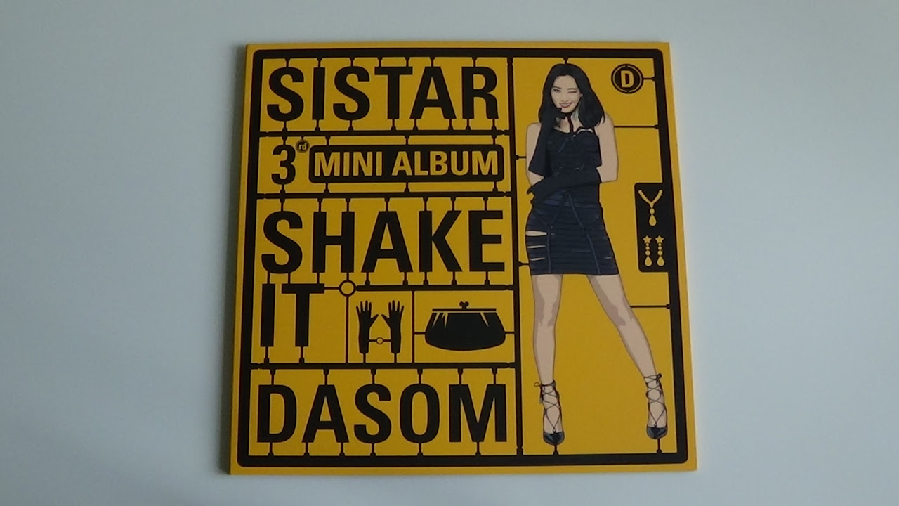 Unboxing Sistar 씨스타 3rd Mini Album Shake It (Dasom Version