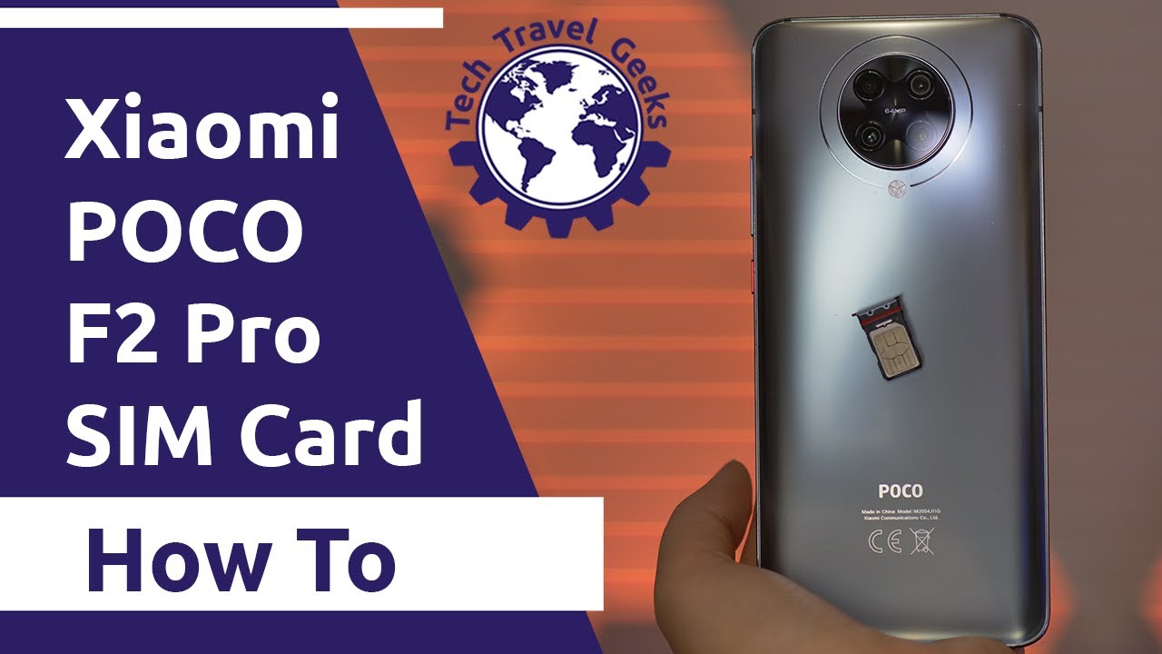 How To Insert a SIM Card In The POCO F2 Pro by Xiaomi