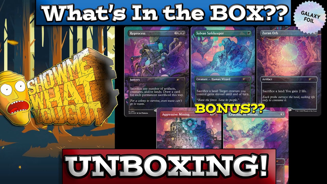 👽 GALAXY FOIL Secret Lair Unboxing! Alien Auroras & Deathburger +