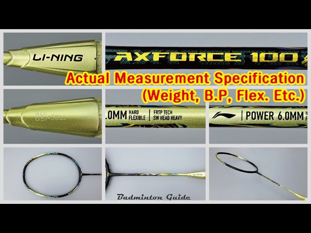 Li-Ning Axforce 100 (4U) Specifications【actual measurements