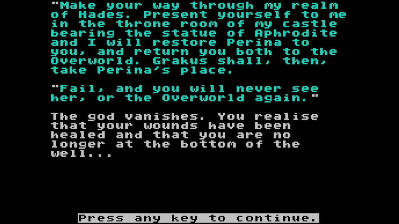 ZX Spectrum Longplay: Hades (1996, The Adventure Workshop) - YouTube