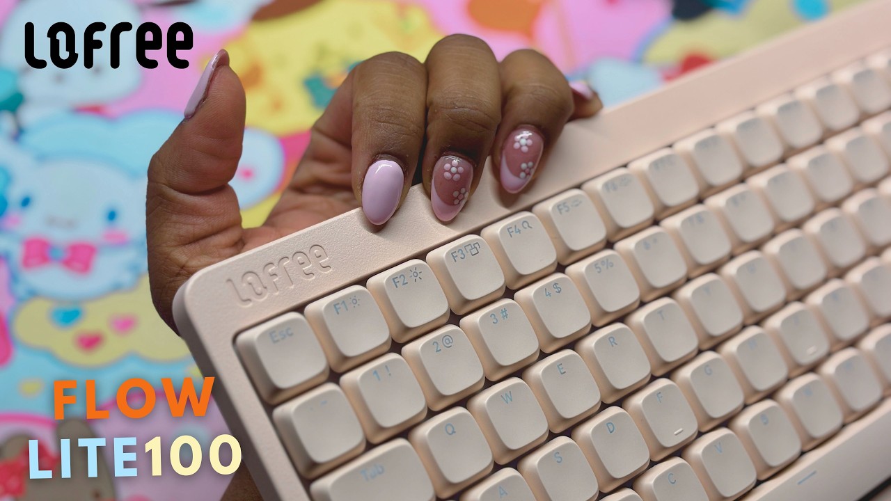 LOFREE Flow Lite100 | Flamingo with Specter Switches | Soft Pink