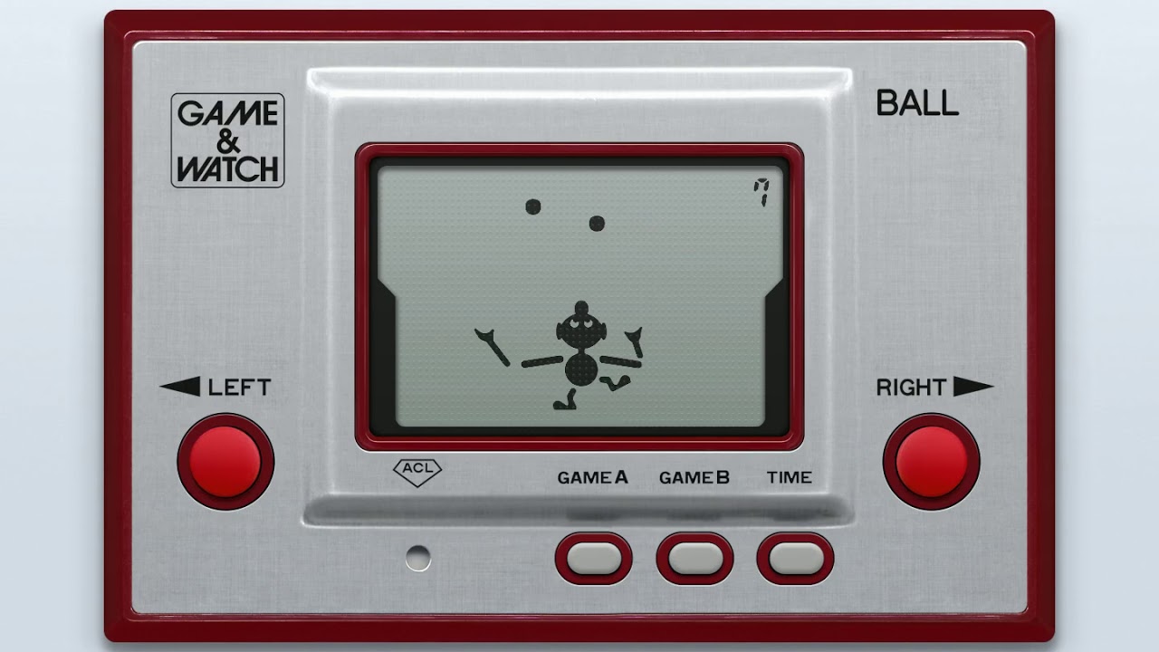 Game & Watch - Ball (c)1980 Nintendo [MAME emulation footage