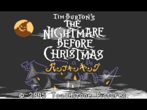 GBA制覇企画 204本目 ティム・バートン ナイトメアー・ビフォア