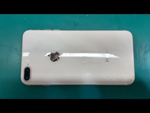 大阪本町 iPhone 8 Plus 背面ガラス割れ修理 - YouTube
