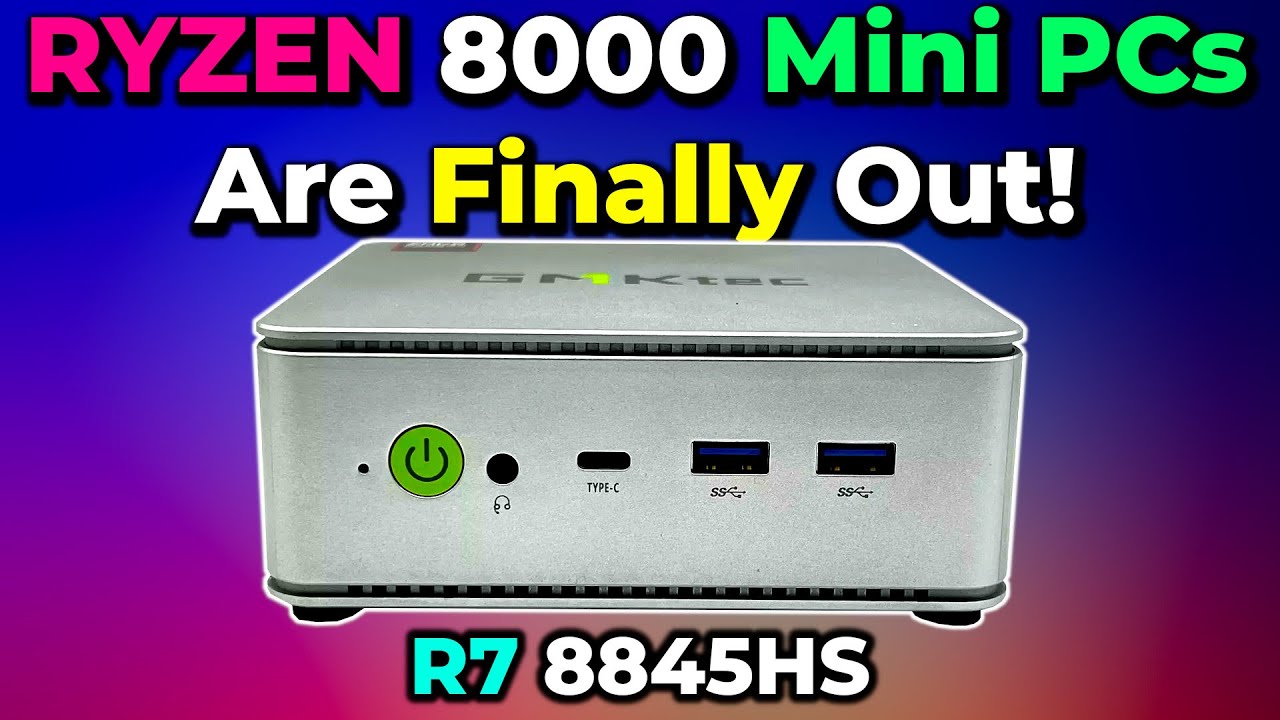 Ryzen 8000 Mini PCs Are Here! GMKtec Nucbox K8 AMD Ryzen 7 8845HS