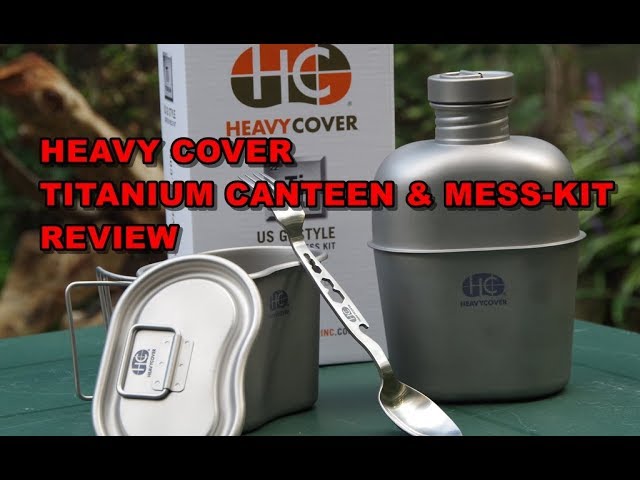 Heavy Cover Titanium Canteen Review / チタン製キャンティーン