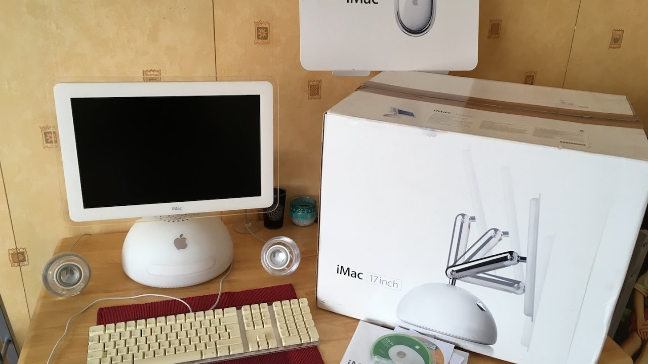 Apple iMac G4 17 inch unboxing - YouTube
