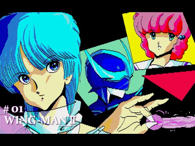 Play】PC-8801 WING-MAN2（ウイングマン2）#01 レトロゲーム - YouTube