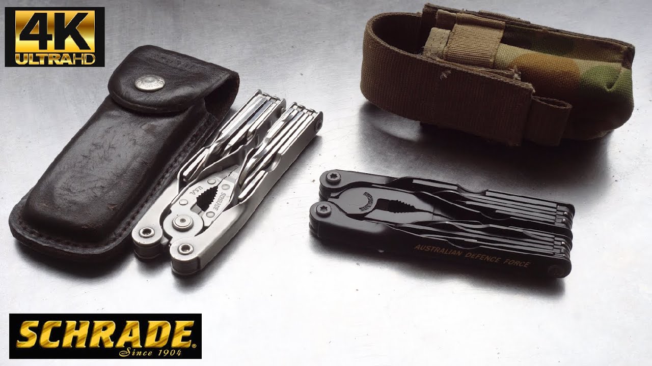 Video review - Schrade ST1 Tough Tool - OLD vs NEW *4K Ultra HD