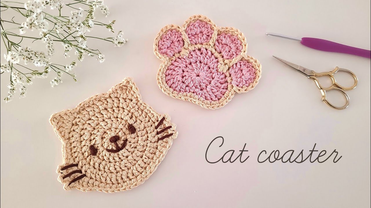 Cat coaster 🐾Neko Star 🐾 (Even cuter when combined with the paw