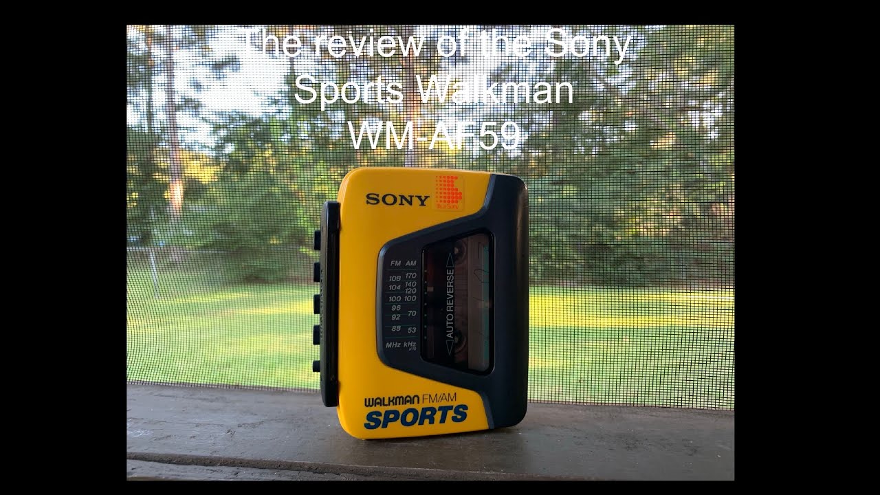Sony Sports Walkman WM-AF59 Review - YouTube