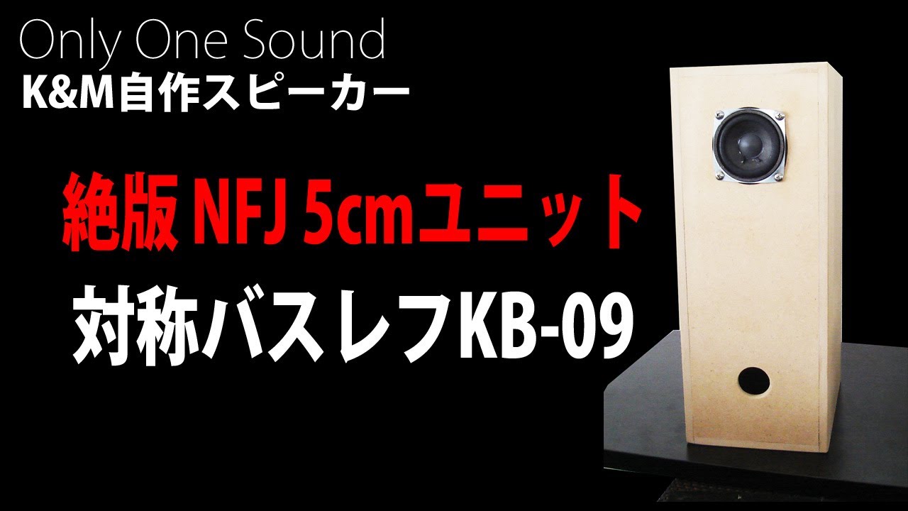 ミラクル級小箱】絶版NFJ5cmフルレンジスピーカーユニット＆対称
