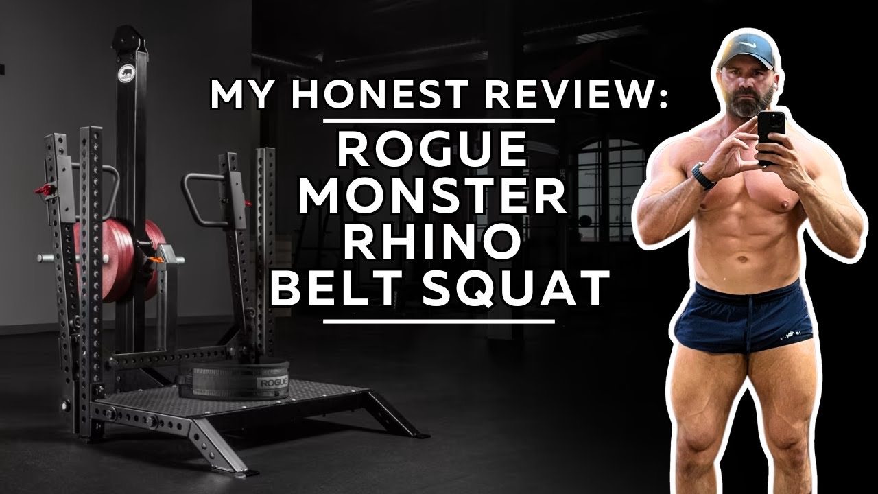 Review: Rogue Monster Rhino Belt Squat - YouTube