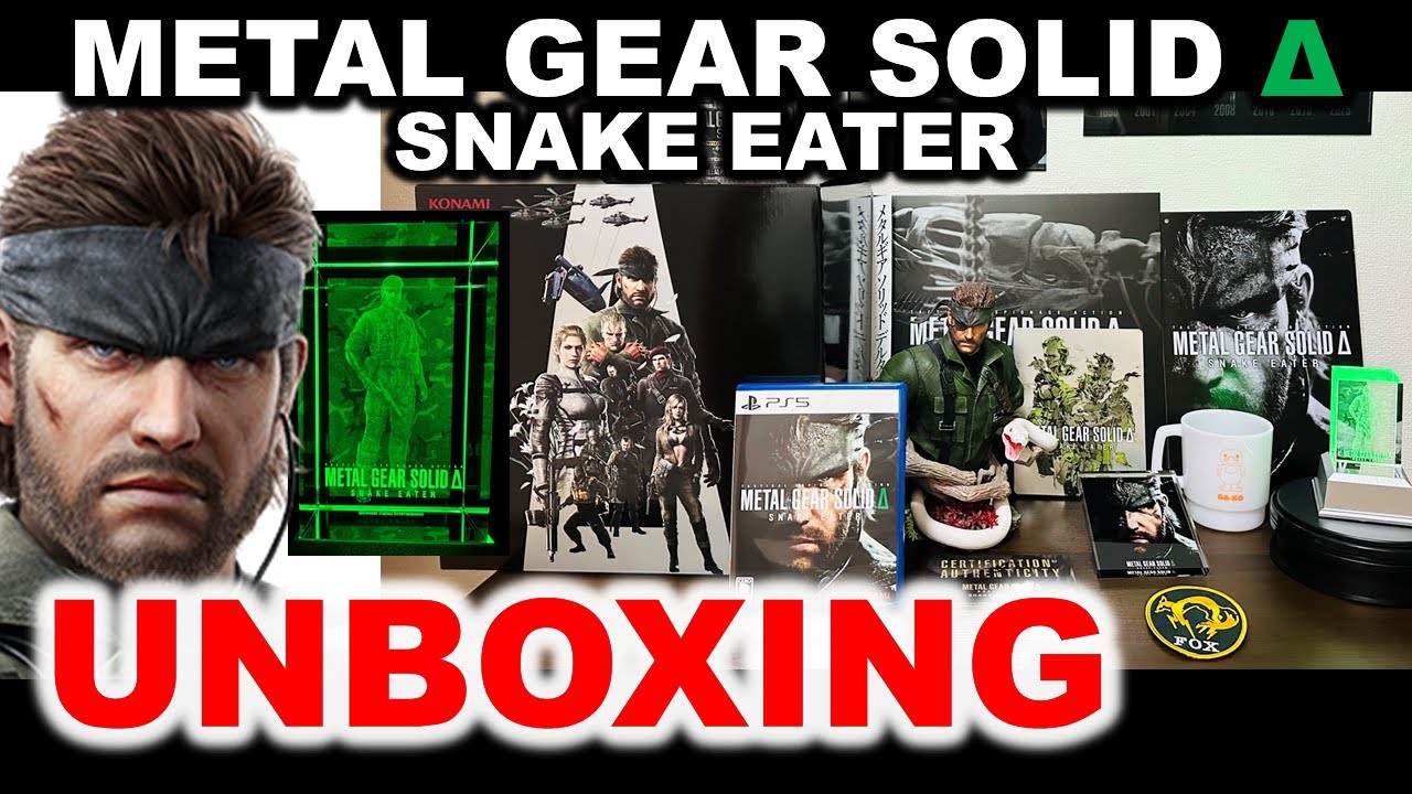 Japan Exclusive】METAL GEAR SOLID Δ: SNAKE EATER Premium Pack and