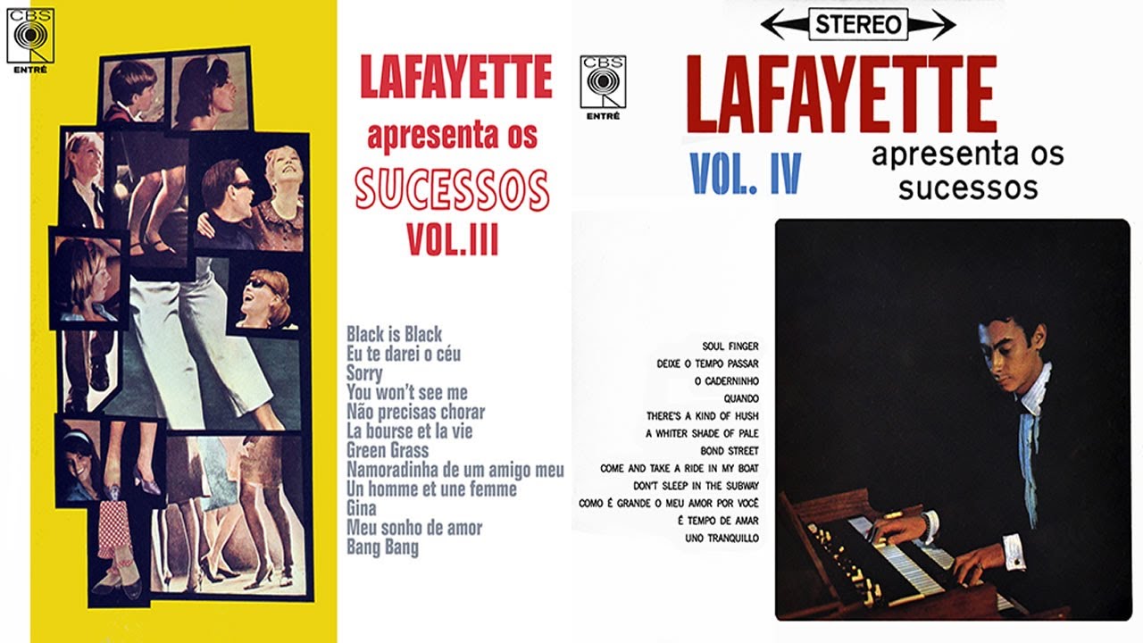 Lafayette - Apresenta Os Sucessos - 20 Discos - YouTube