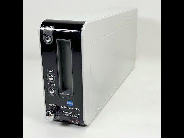 Konica Minolta Scan Elite 5400 II film scanner review - YouTube