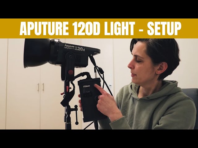 Aputure Light Storm COB 120D LED Light - Unboxing & Setup - YouTube