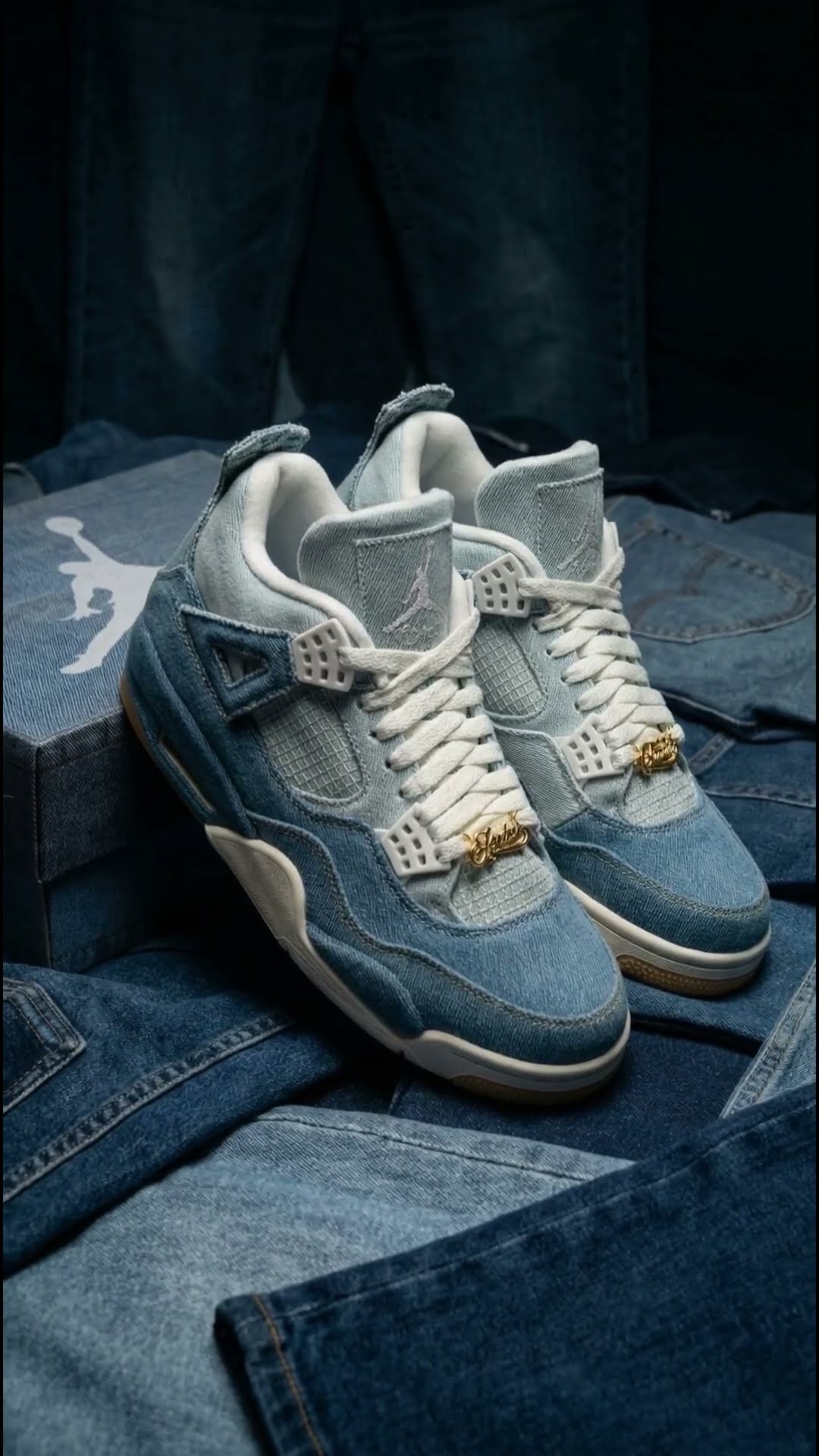 Air Jordan 4 Retro TEX 'Denim Worn Blue' Women's (2025) - YouTube