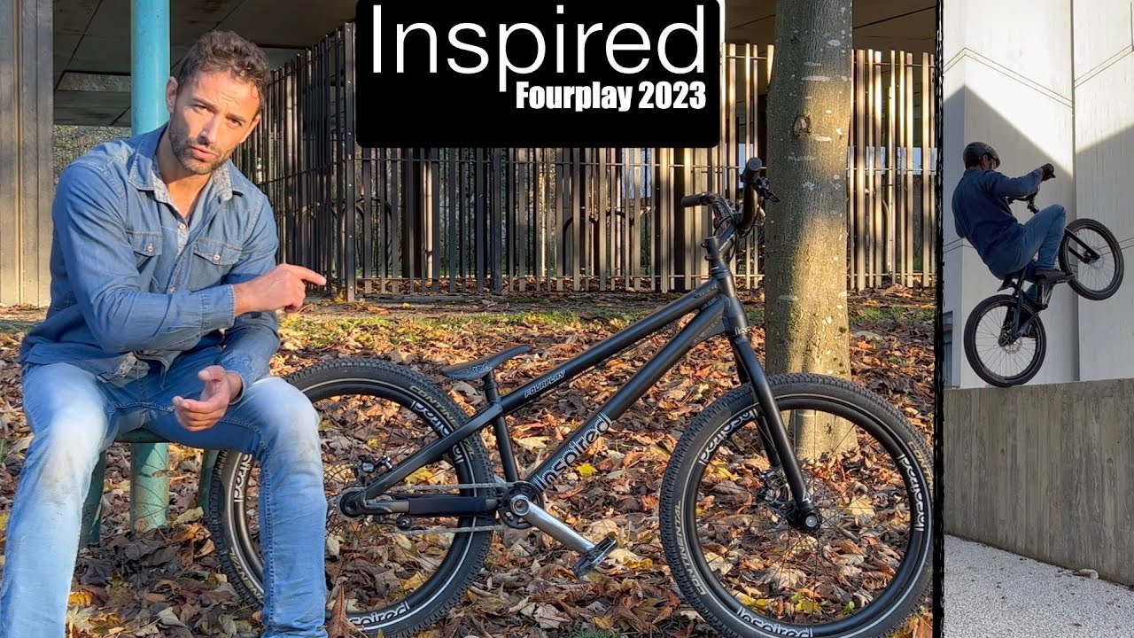 Inspired Fourplay 2023 Test & Ride ⎮ Street trial MTB - YouTube