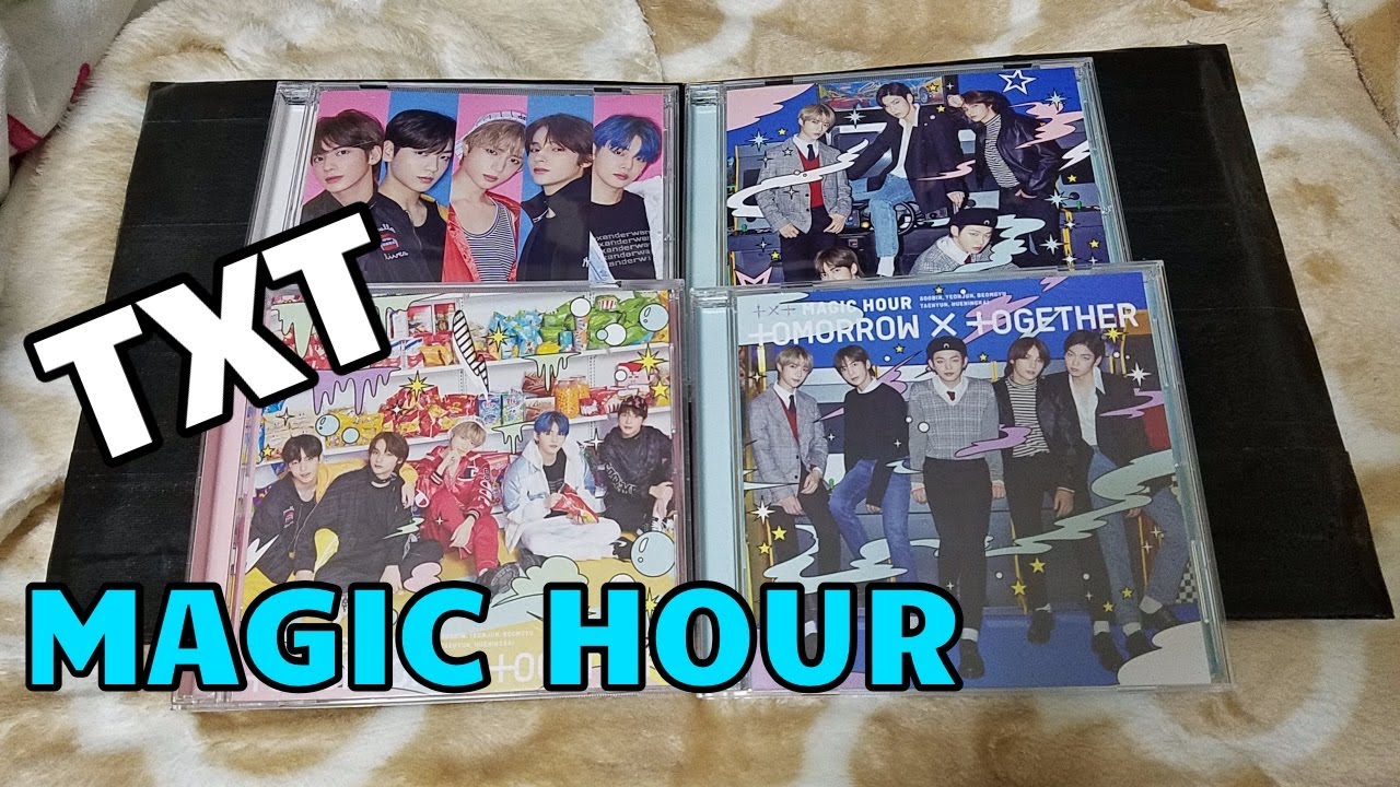 TXT (TOMORROW X TOGETHER) MAGIC HOUR Japanese Debut Album UNBOXING