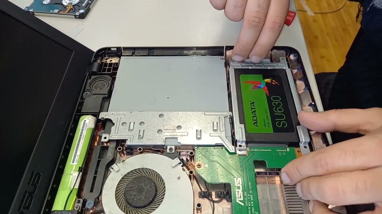 ASUS X541U Laptop Disassembly video | HDD Hard drive replacement