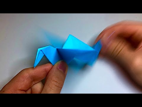 折り紙】パタパタ鶴の分かりやすい折り方【Origami】How to make a