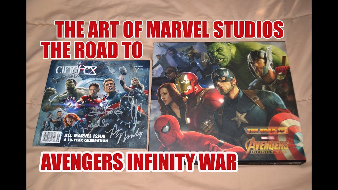 THE ART OF Marvel Studios ROAD TO AVENGERS: INFINITY WAR BOOK
