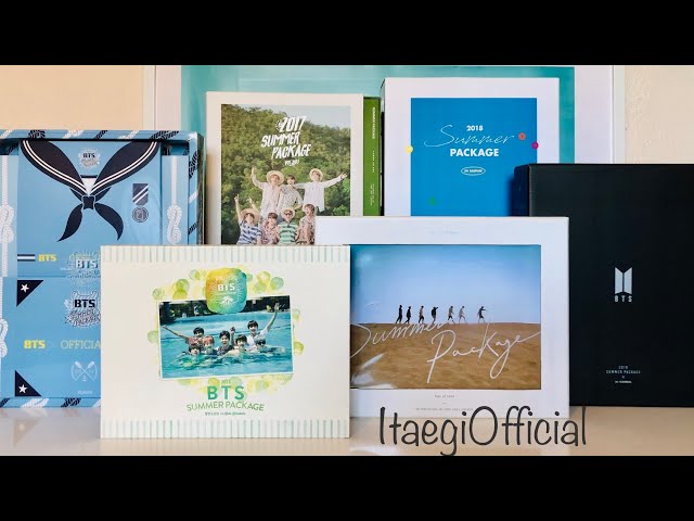 My Complete BTS SUMMER PACKAGE Collection - From 2014 to 2019