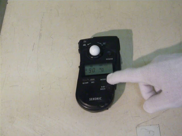 SEKONIC L-408 Digital exposure meter (multi-master) 動作確認 - YouTube