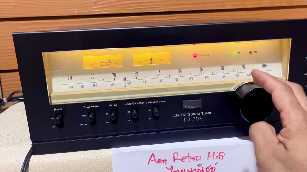 The Sansui TU-707 is a rare, high-end tuner; collect it before