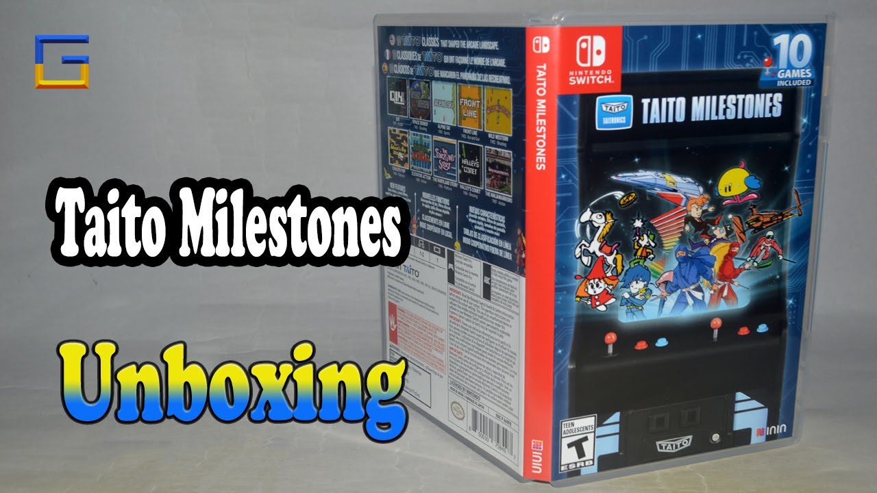 Taito Milestones Switch Unboxing & Overview - YouTube