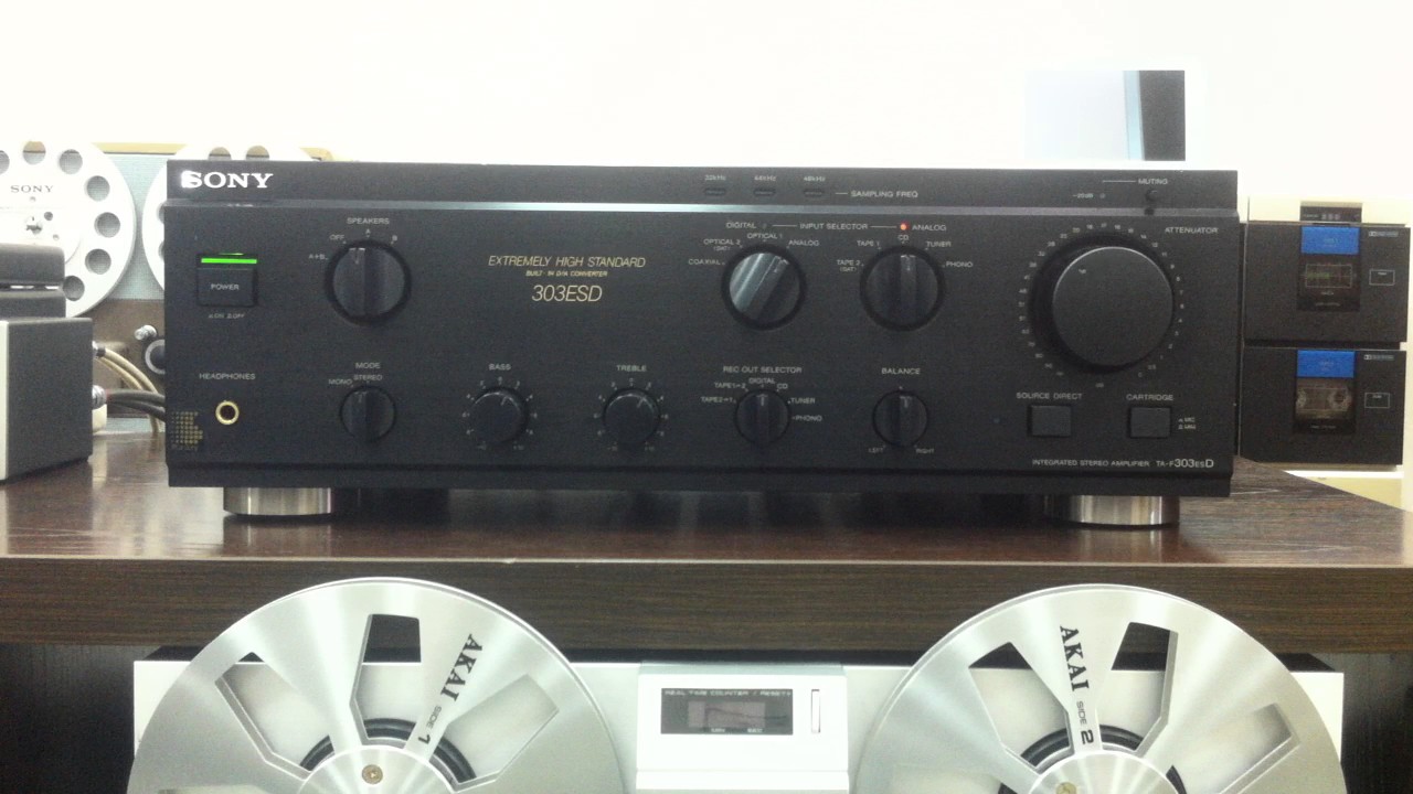 SONY TA-F303ESD ￥64,600(1989年発売) - YouTube