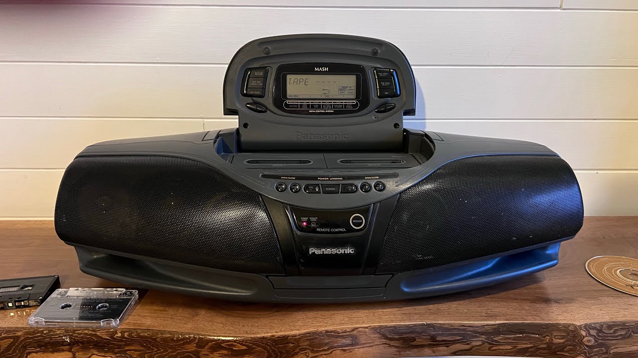 Cobra Top Boombox Panasonic Rx-Dt75 - YouTube