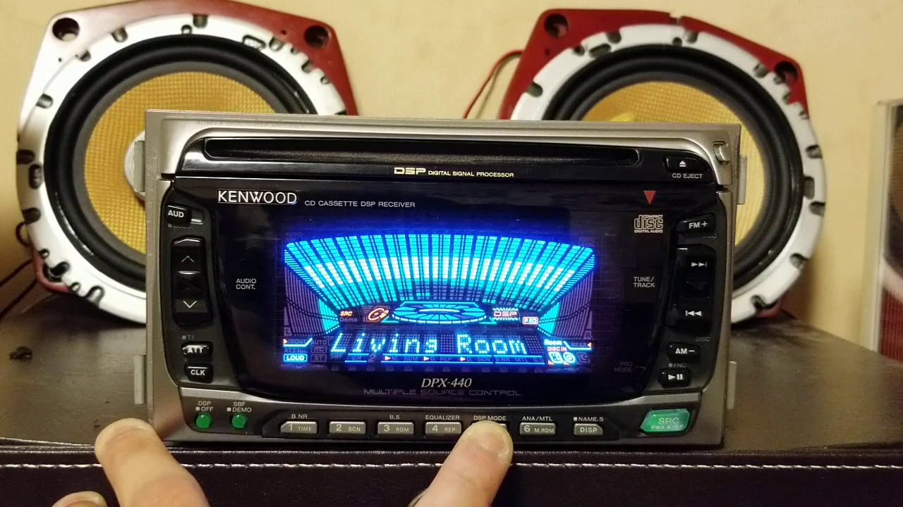 Kenwood DPX-440 CDカセット DSPレシーバー - YouTube